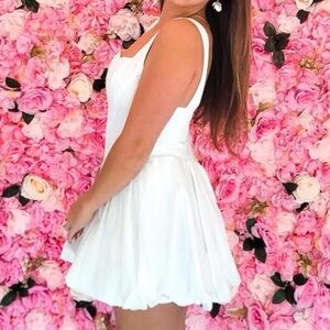 Olivaceous White Dress